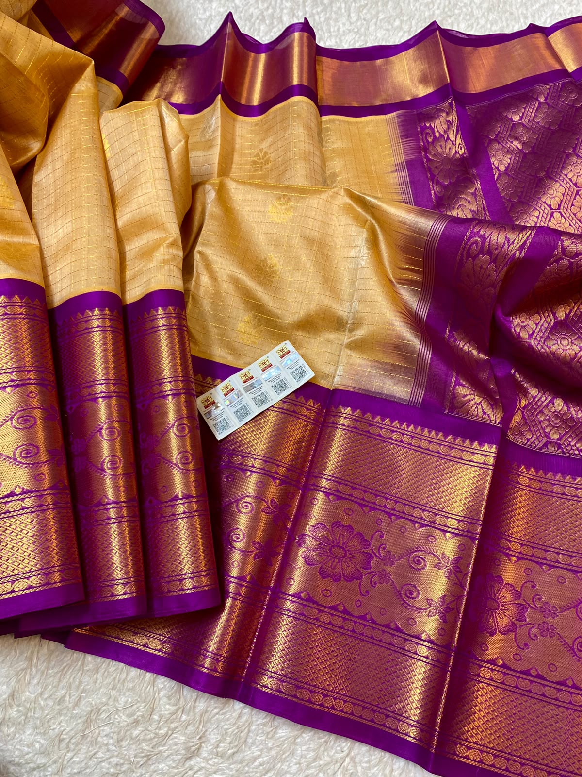 Mangalagiri pure kuppatam pattu silk cotton saree