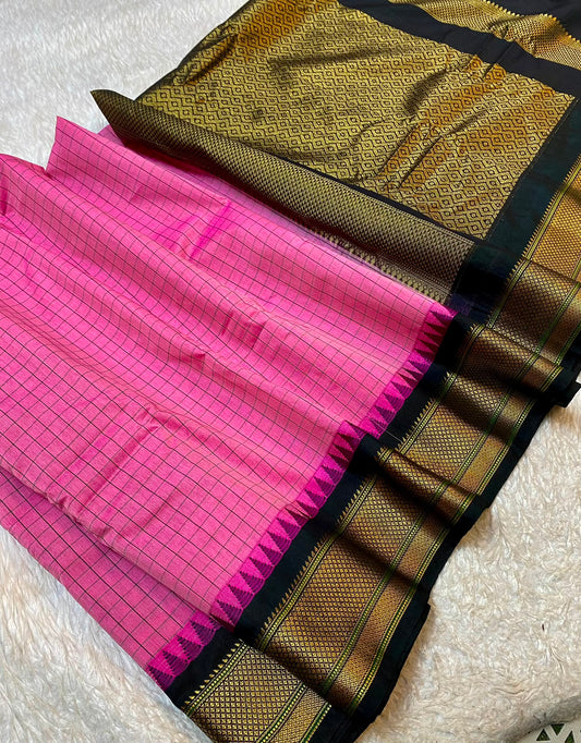 Pure Gadwal Cotton Saree