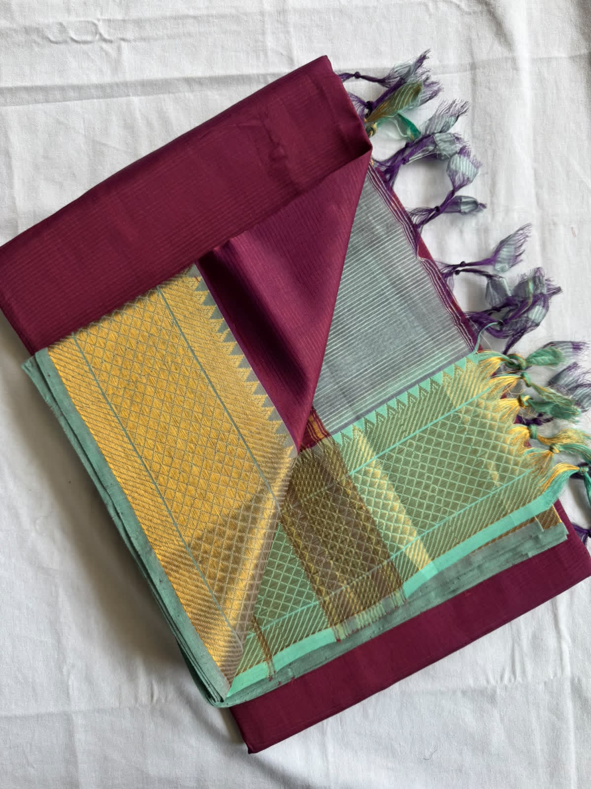Mangalagiri pure pattu by cotton saree