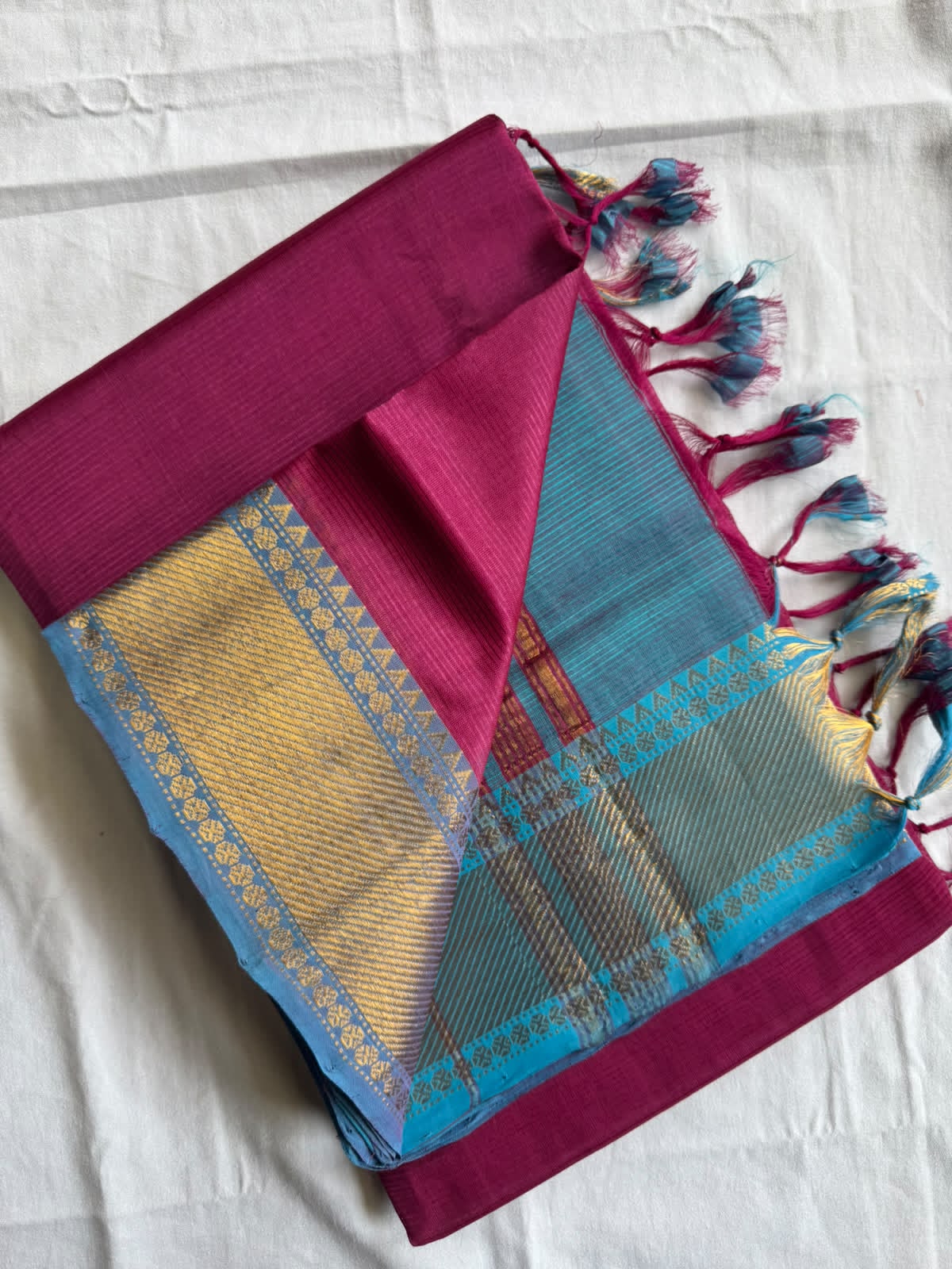 Mangalagiri pure pattu by cotton saree