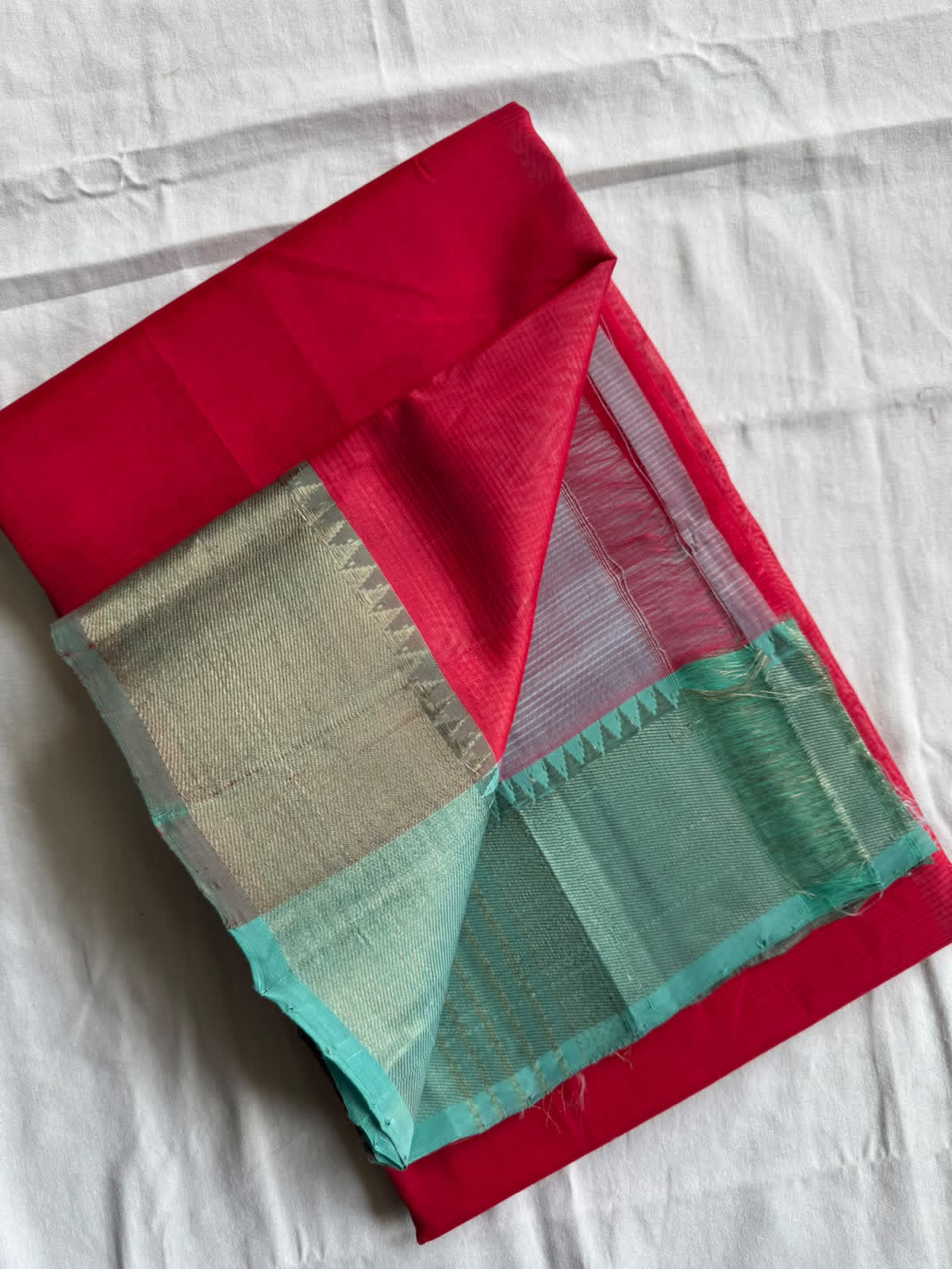 Mangalagiri pure pattu by cotton saree