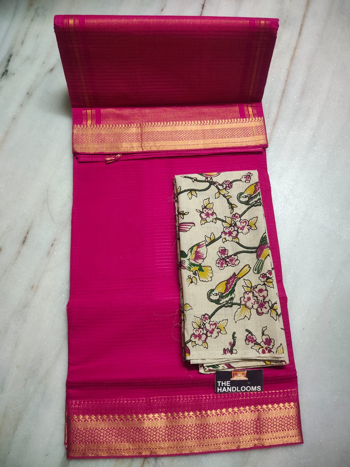 Mangalagiri Pure Handloom Original Cotton by Cotton Saree