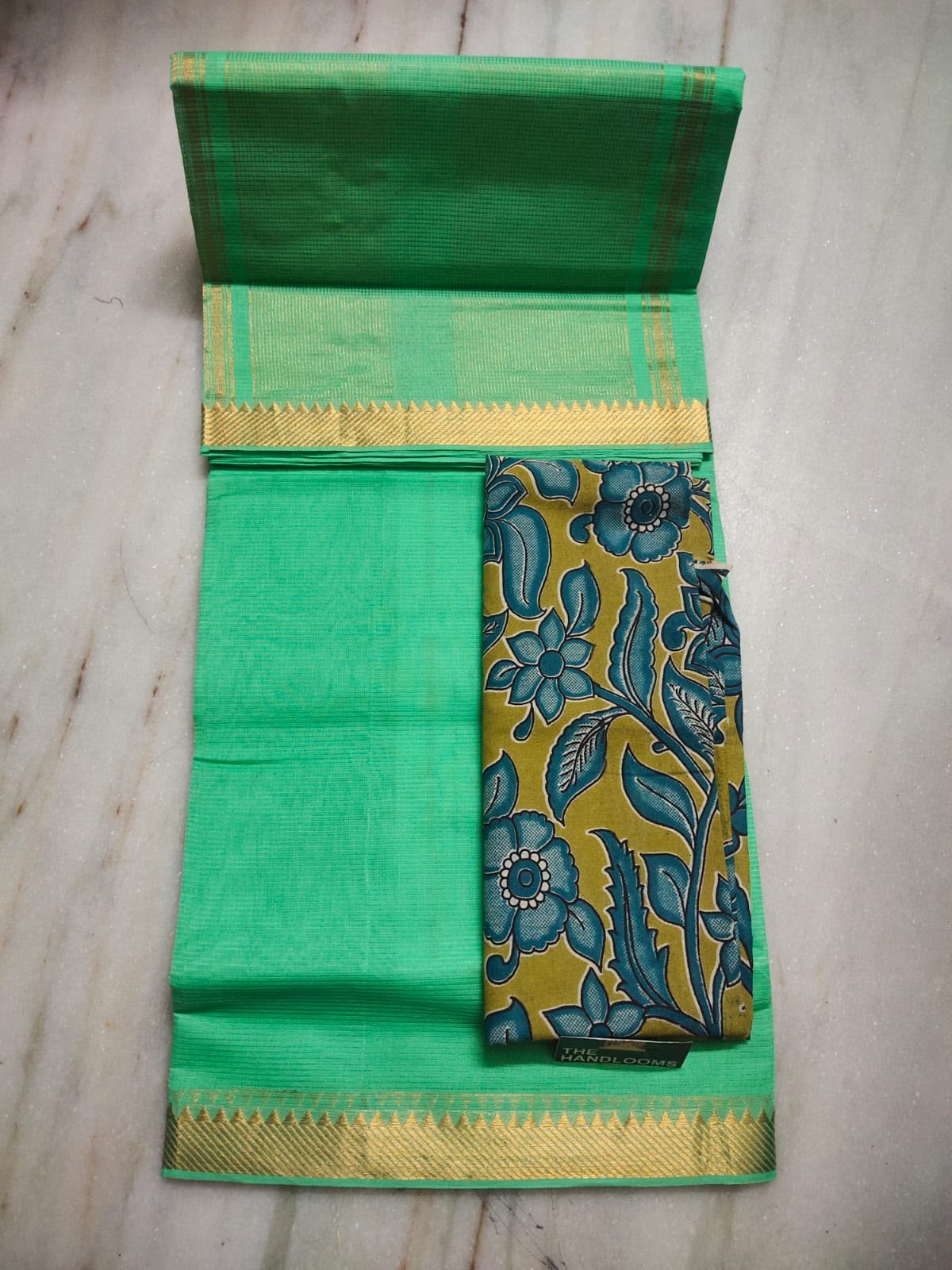 Mangalagiri Pure Handloom Original Cotton by Cotton Saree