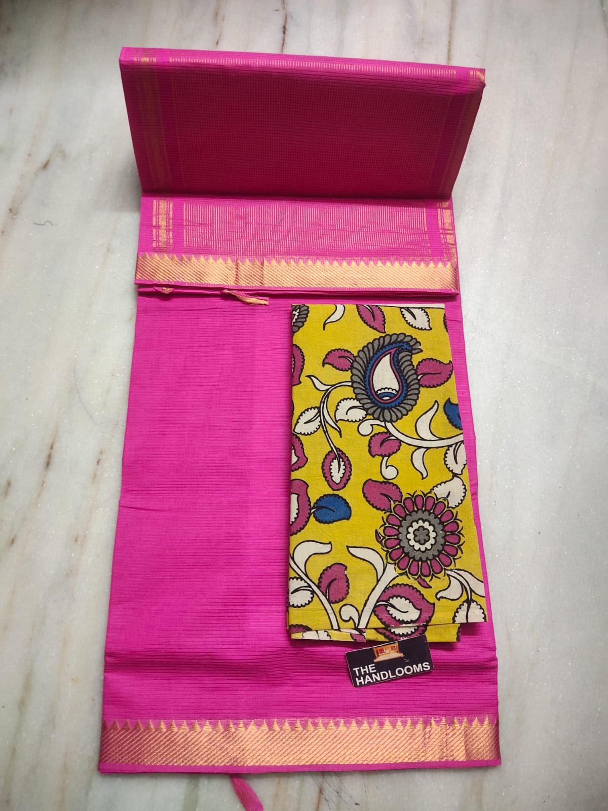 Mangalagiri Pure Handloom Original Cotton by Cotton Saree