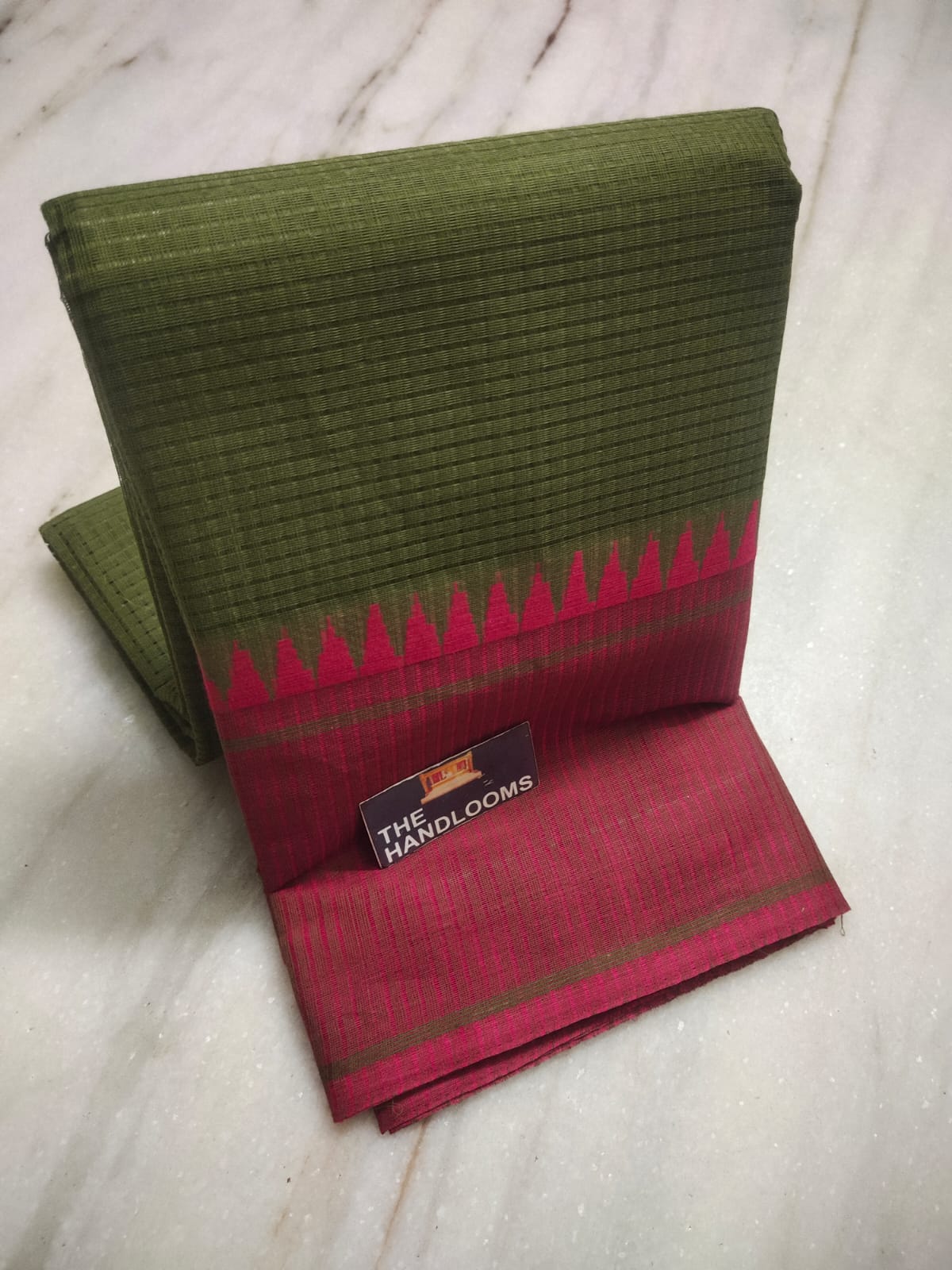 Mangalagiri Pure Handloom Cotton by Cotton Saree
