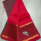 Mangalagiri pattu plain check saree