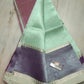 Mangalagiri pattu plain check saree