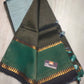 Mangalagiri pattu plain check saree