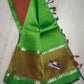 Mangalagiri pattu plain check saree
