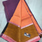 Mangalagiri pattu plain check saree