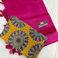 Mangalagiri plain pattu by cotton handloom saree