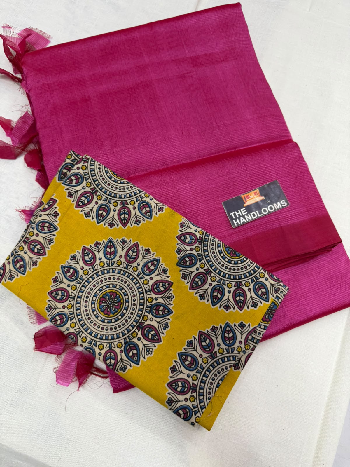 Mangalagiri plain pattu by cotton handloom saree
