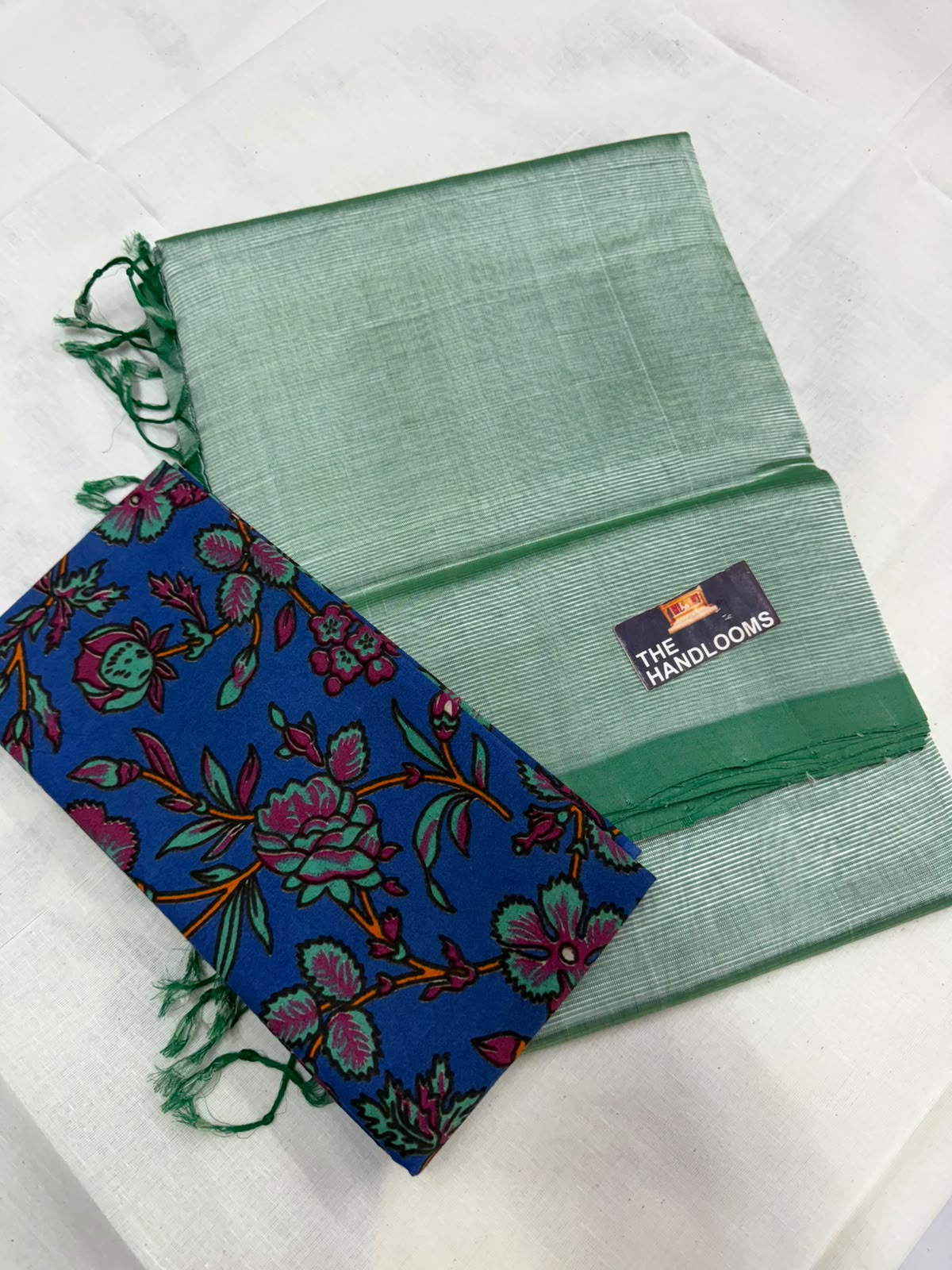 Mangalagiri plain pattu by cotton handloom saree