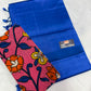 Mangalagiri plain pattu by cotton handloom saree