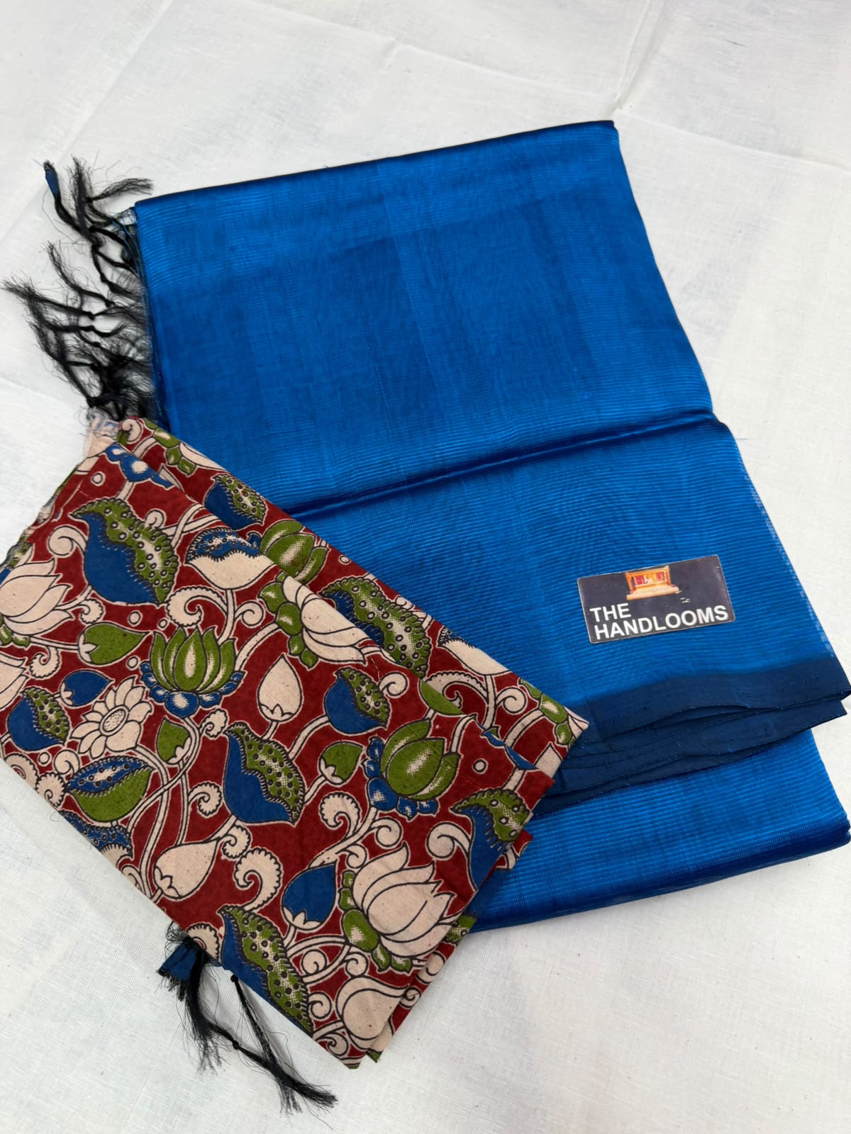 Mangalagiri plain pattu by cotton handloom saree