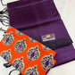Mangalagiri plain pattu by cotton handloom saree