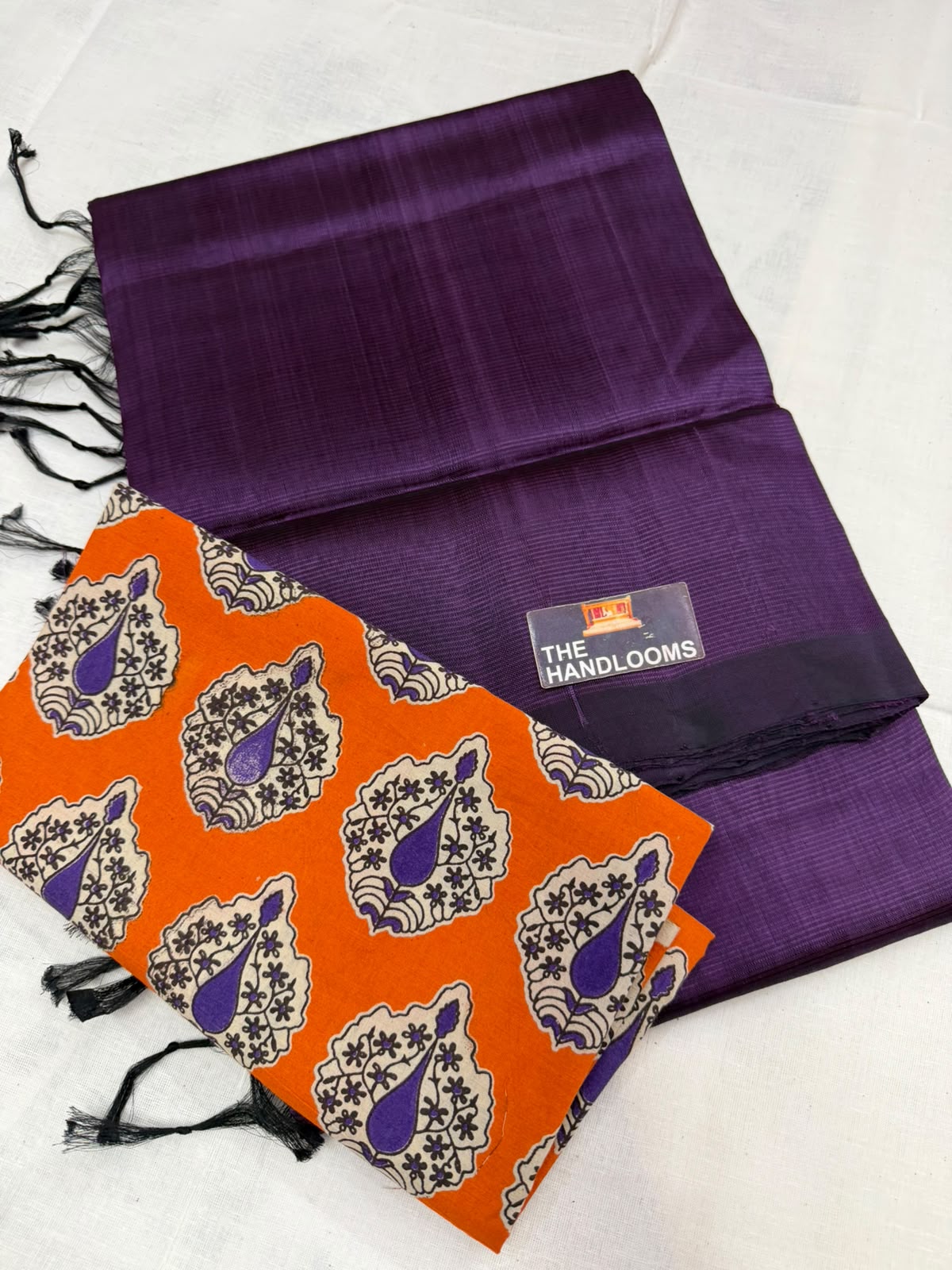 Mangalagiri plain pattu by cotton handloom saree