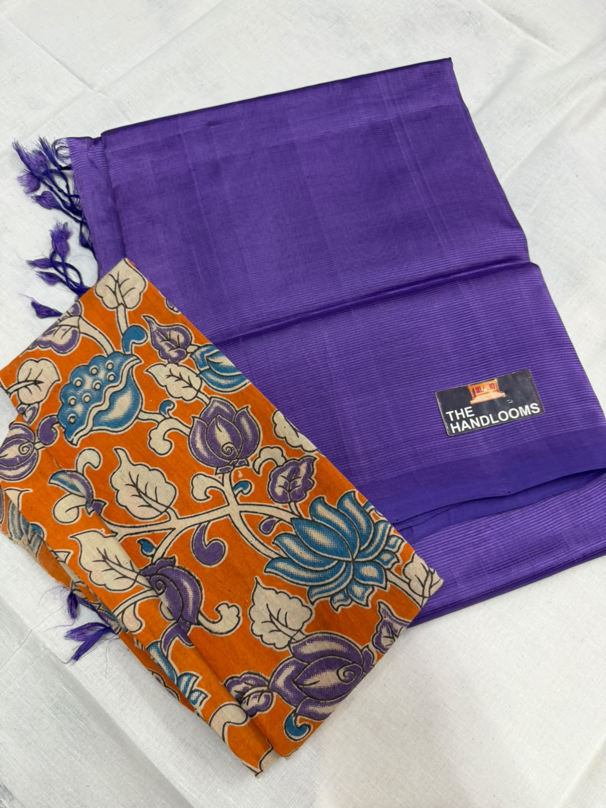 Mangalagiri plain pattu by cotton handloom saree
