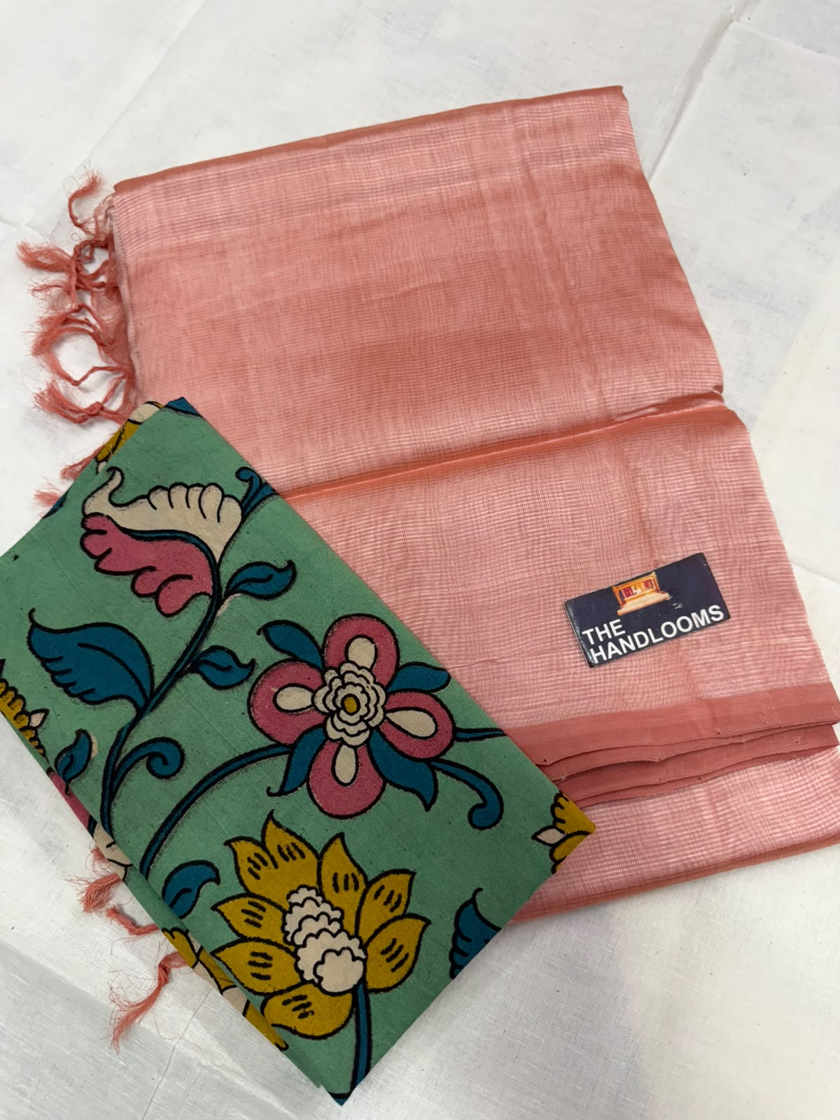 Mangalagiri plain pattu by cotton handloom saree