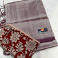 Mangalagiri plain pattu by cotton handloom saree