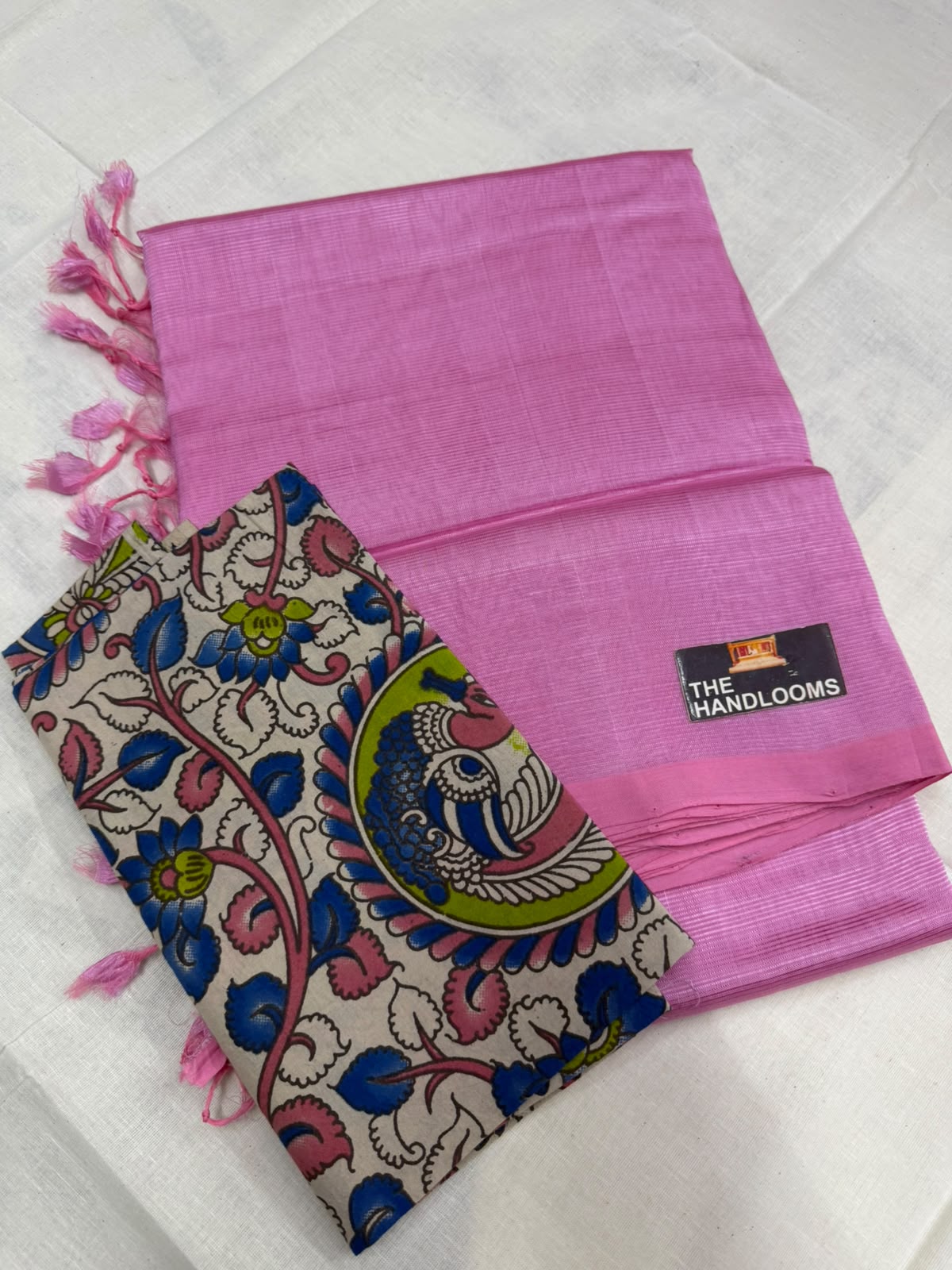 Mangalagiri plain pattu by cotton handloom saree