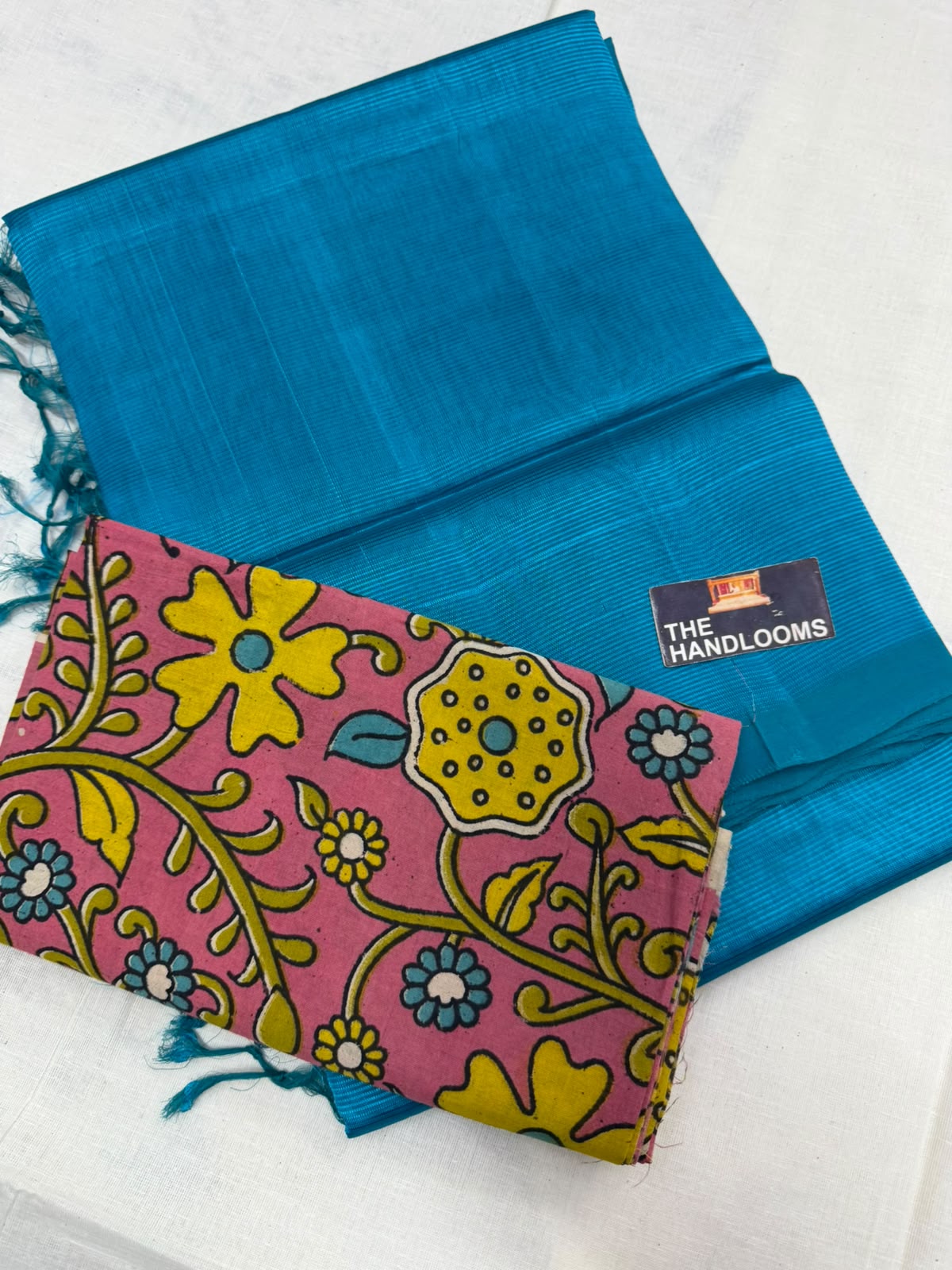 Mangalagiri plain pattu by cotton handloom saree