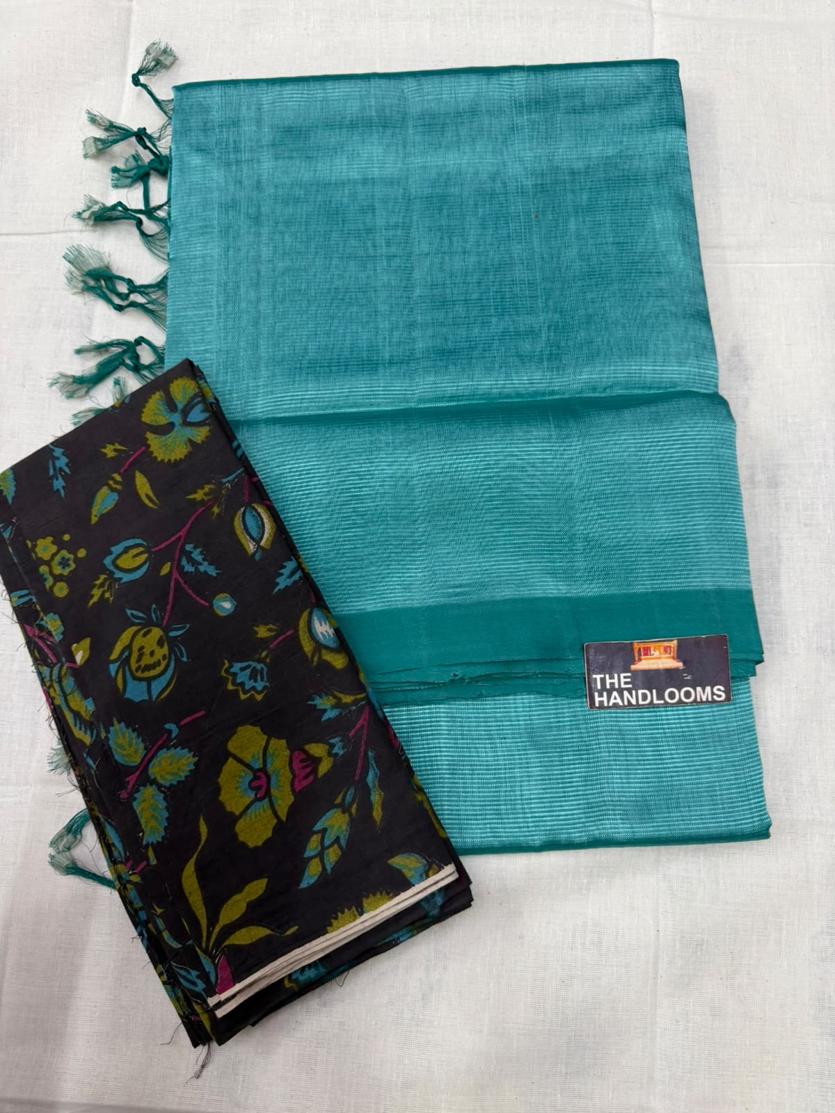 Mangalagiri plain pattu by cotton handloom saree