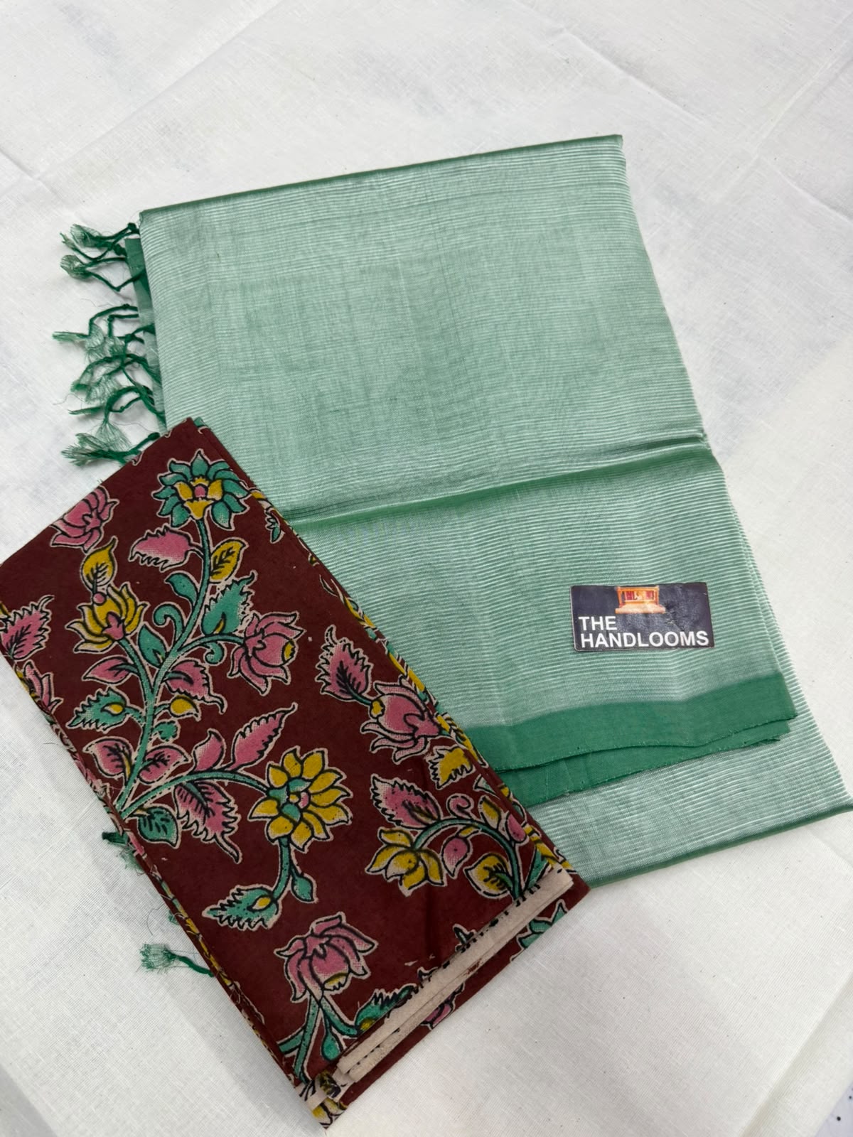 Mangalagiri plain pattu by cotton handloom saree