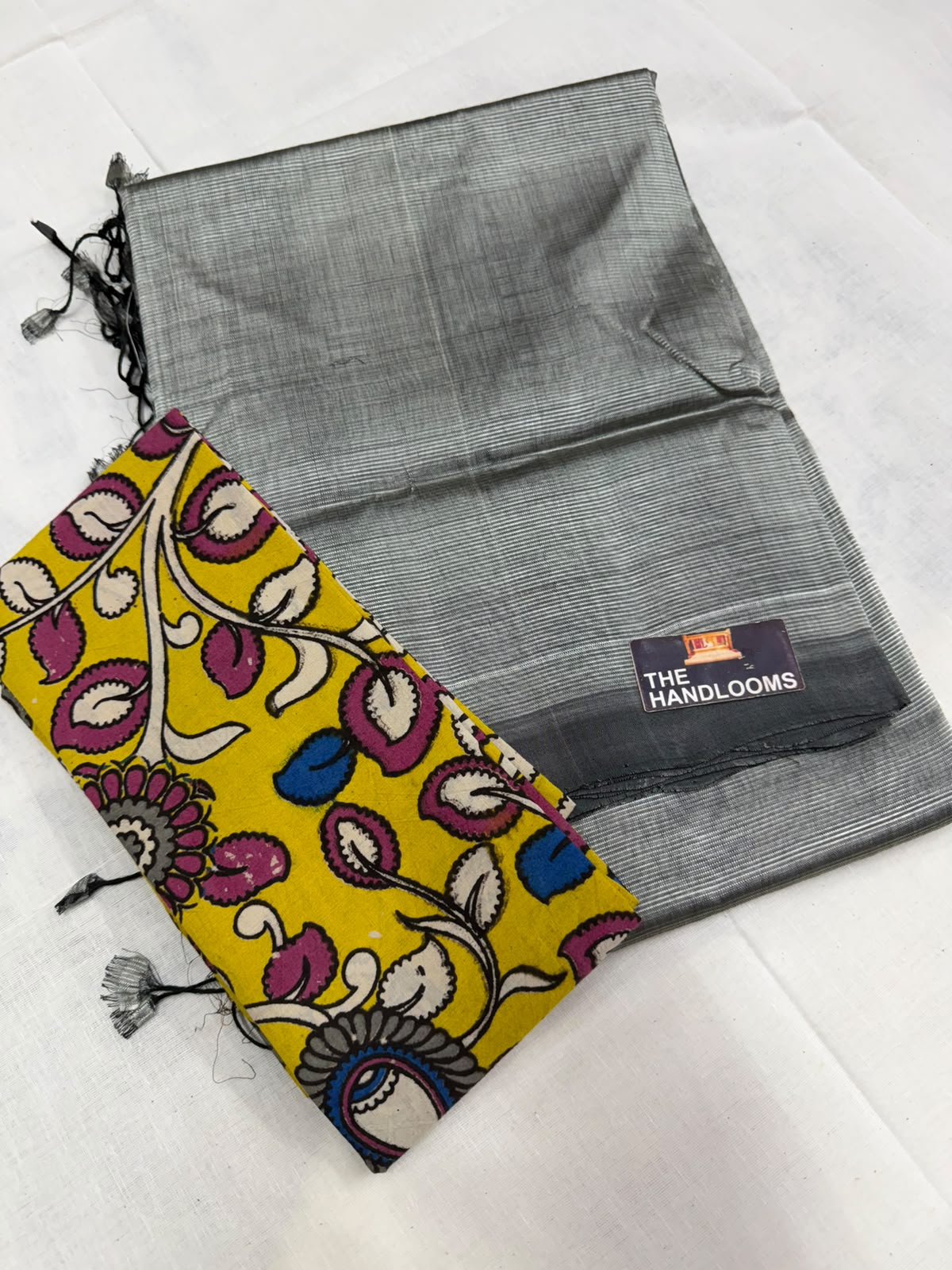 Mangalagiri plain pattu by cotton handloom saree