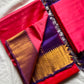 Mangalagiri Handloom Pattu by Cotton Saree