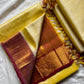 Mangalagiri Handloom Pattu by Cotton Saree