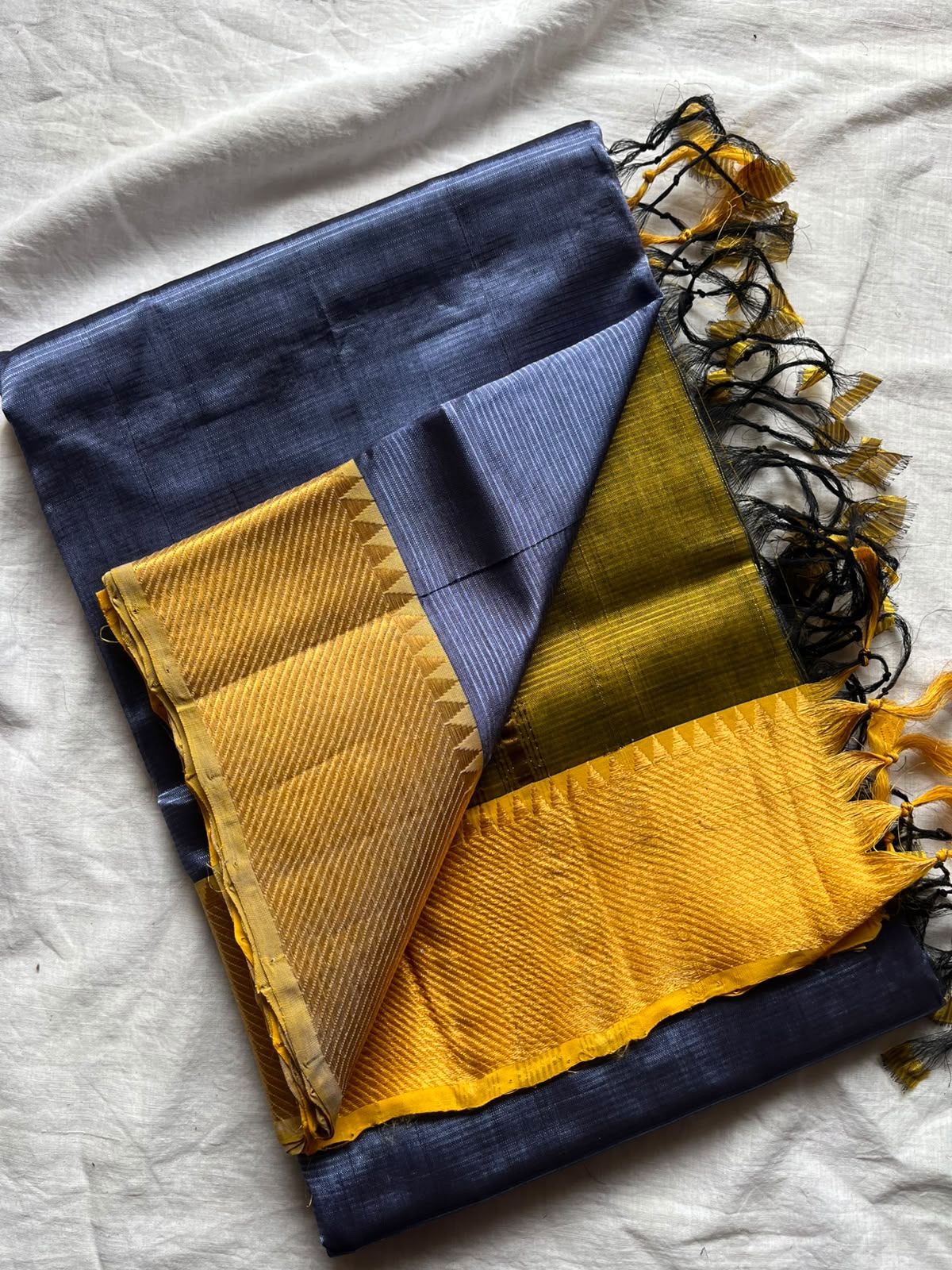 Mangalagiri Handloom Pattu by Cotton Saree