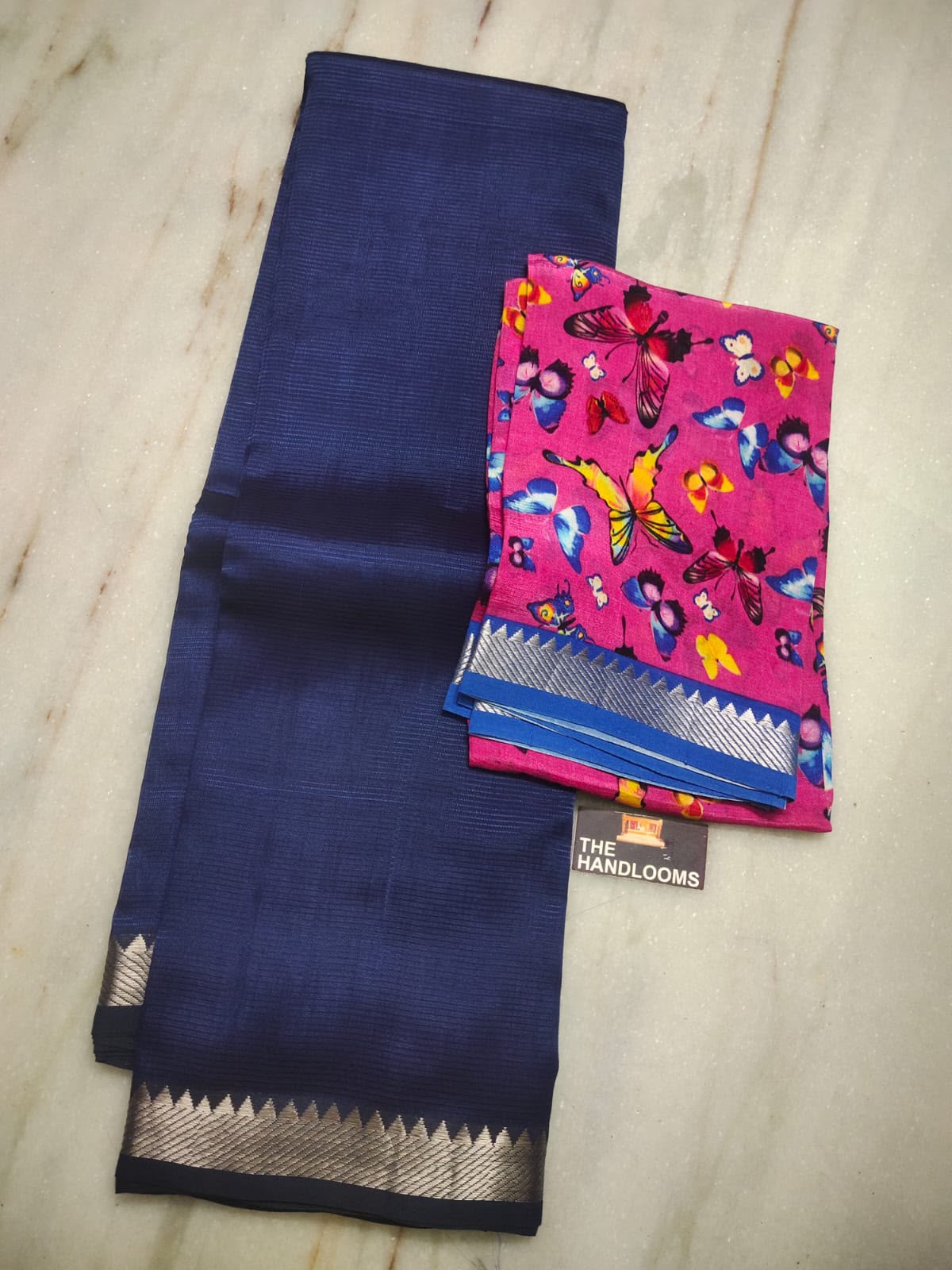Mangalagiri Pure Handloom Pattu by Cotton Saree