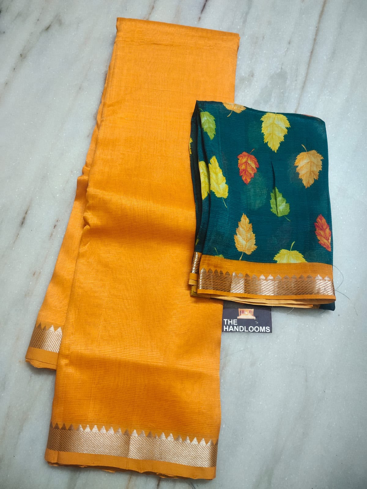 Mangalagiri Pure Handloom Pattu by Cotton Saree