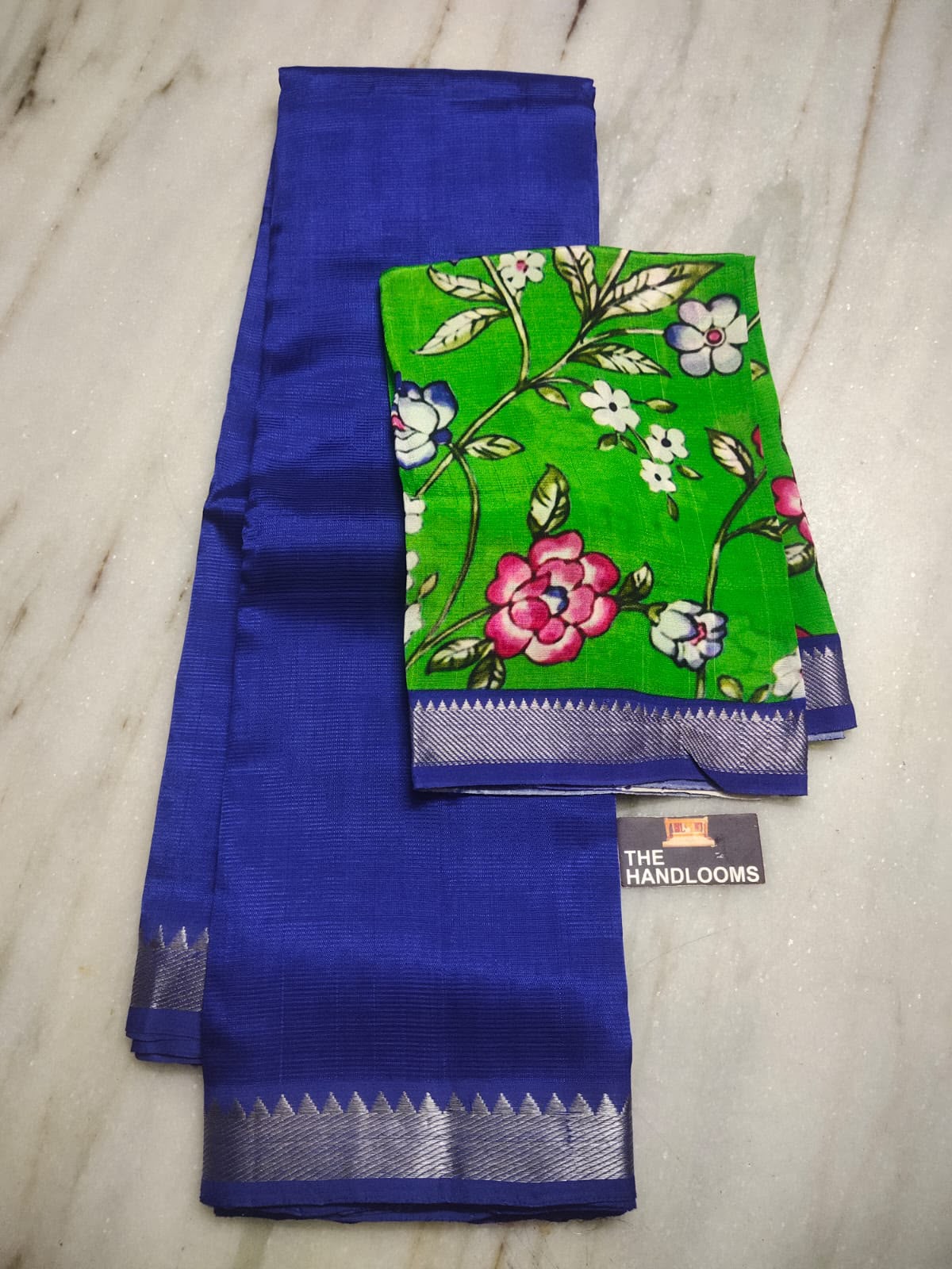 Mangalagiri Pure Handloom Pattu by Cotton Saree