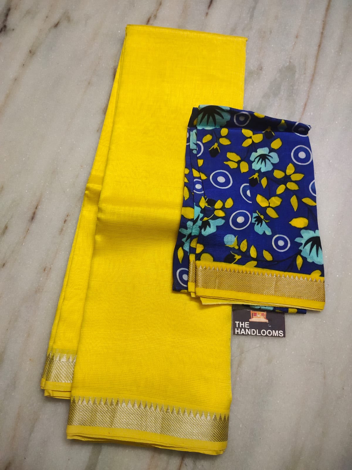 Mangalagiri Pure Handloom Pattu by Cotton Saree