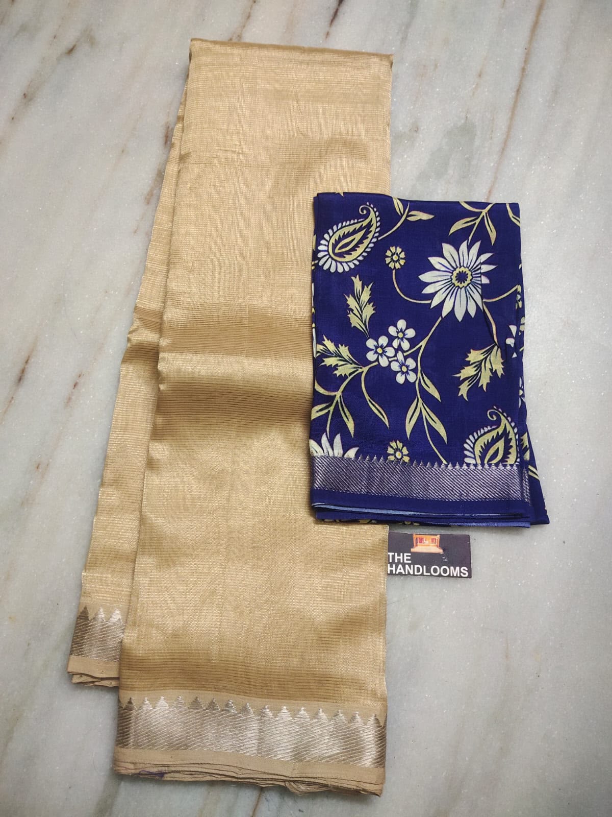 Mangalagiri Pure Handloom Pattu by Cotton Saree