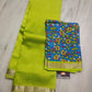 Mangalagiri Pure Handloom Pattu by Cotton Saree