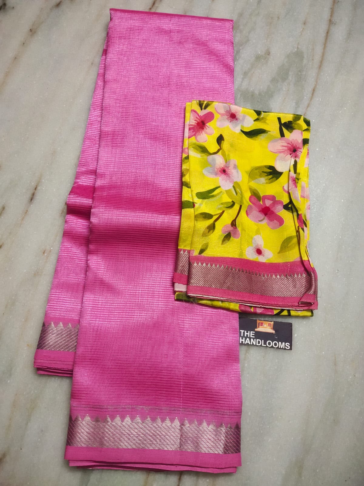 Mangalagiri Pure Handloom Pattu by Cotton Saree