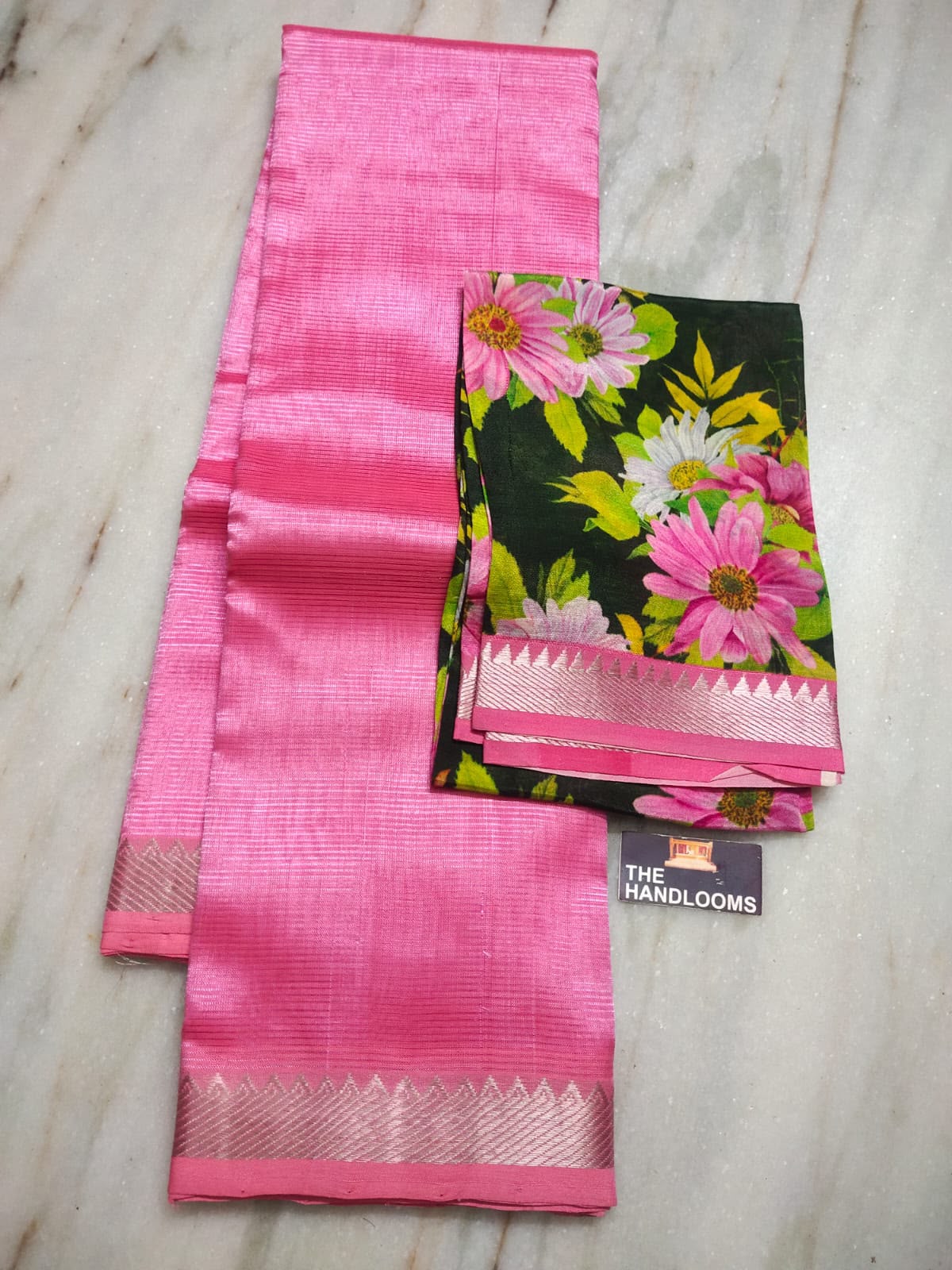 Mangalagiri Pure Handloom Pattu by Cotton Saree