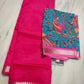 Mangalagiri Pure Handloom Pattu by Cotton Saree