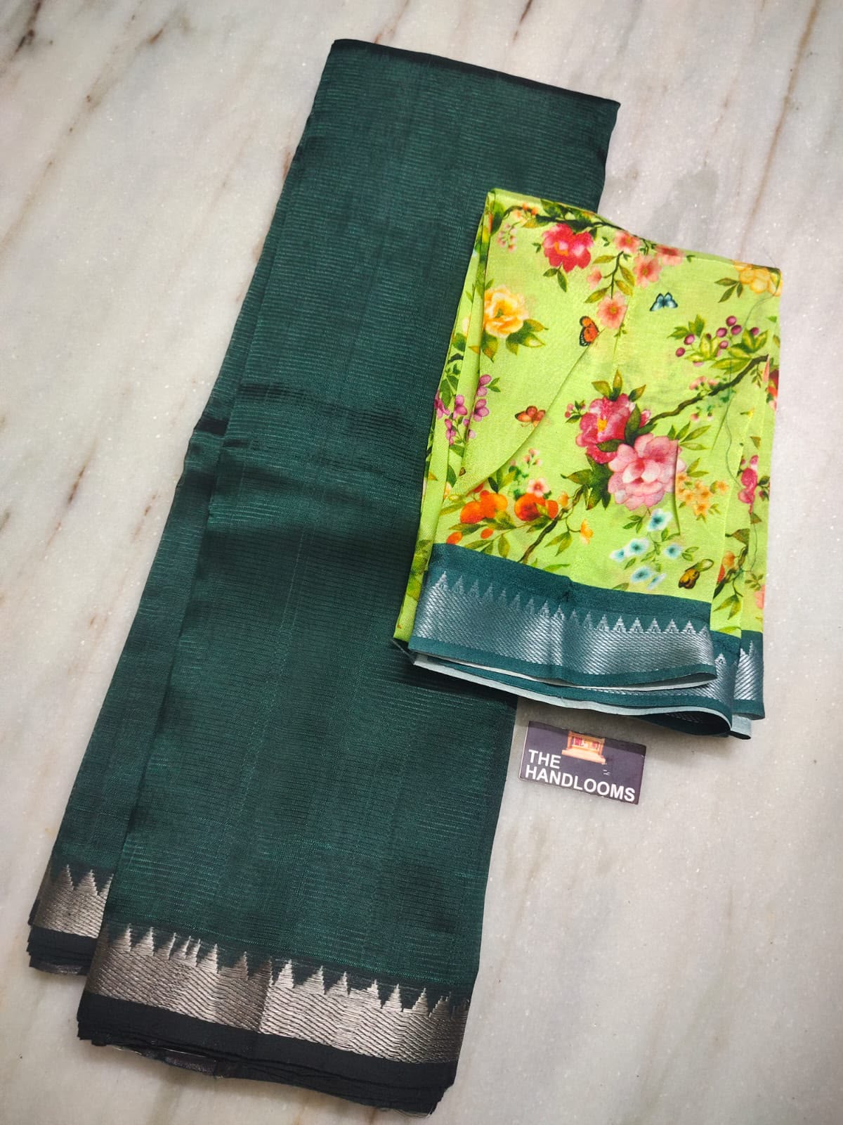 Mangalagiri Pure Handloom Pattu by Cotton Saree