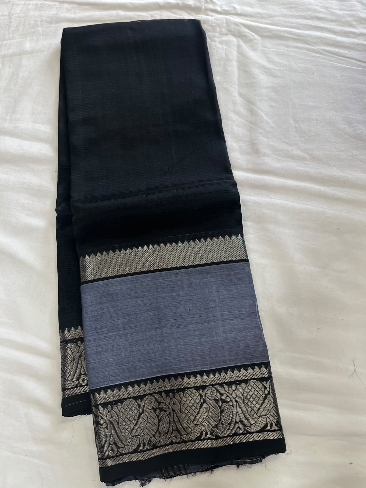 Mangalagiri Pure Handloom Pattu by Cotton Saree