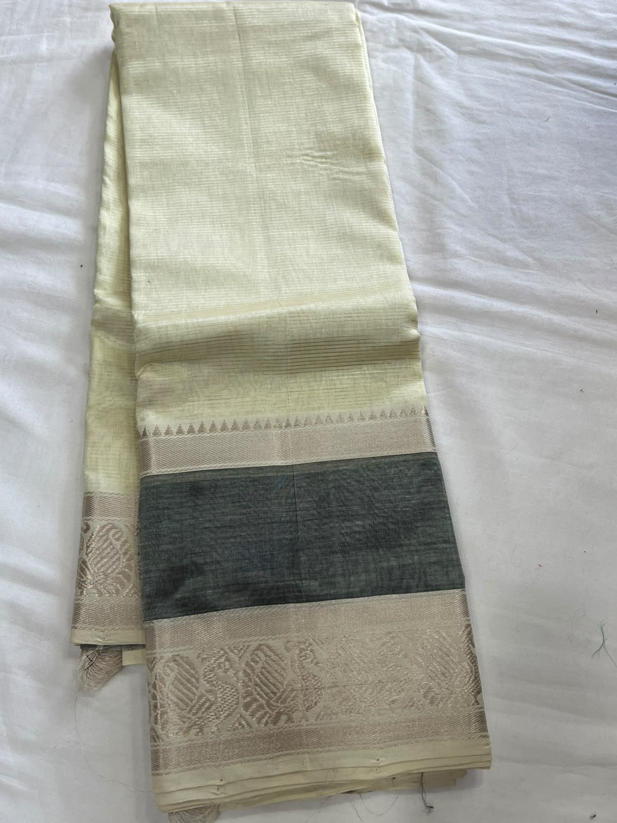 Mangalagiri Pure Handloom Pattu by Cotton Saree