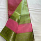 Mangalagiri Pure Handloom Pattu by Cotton Saree