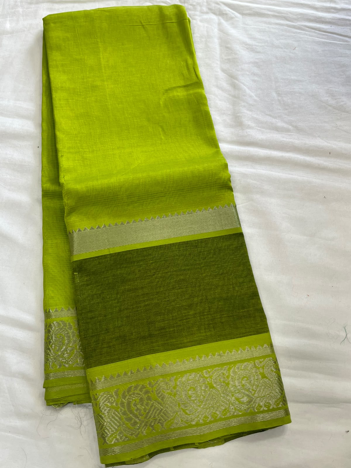 Mangalagiri Pure Handloom Pattu by Cotton Saree