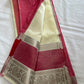 Mangalagiri Pure Handloom Pattu by Cotton Saree