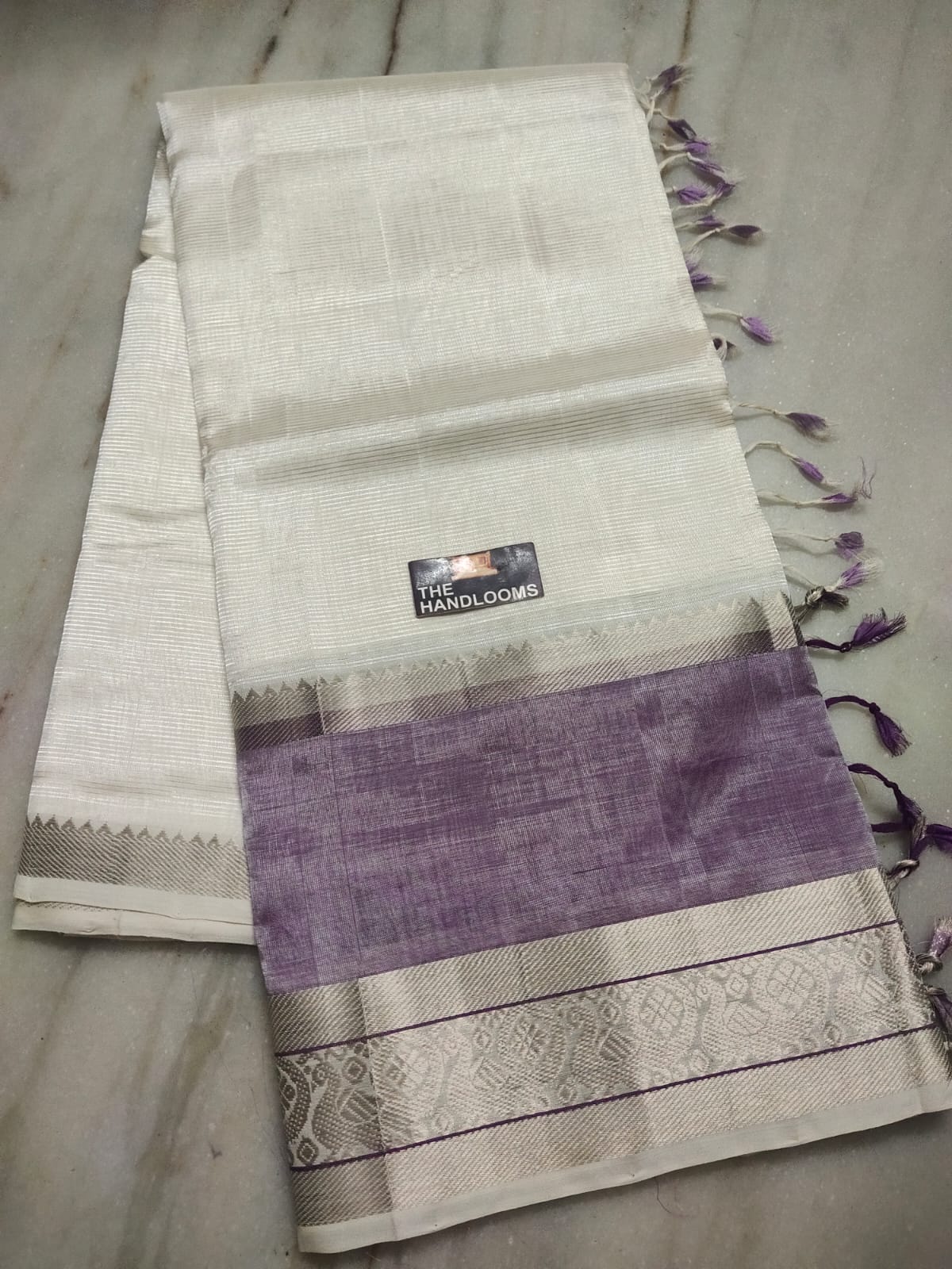 Mangalagiri Handloom Pattu by Cotton Saree