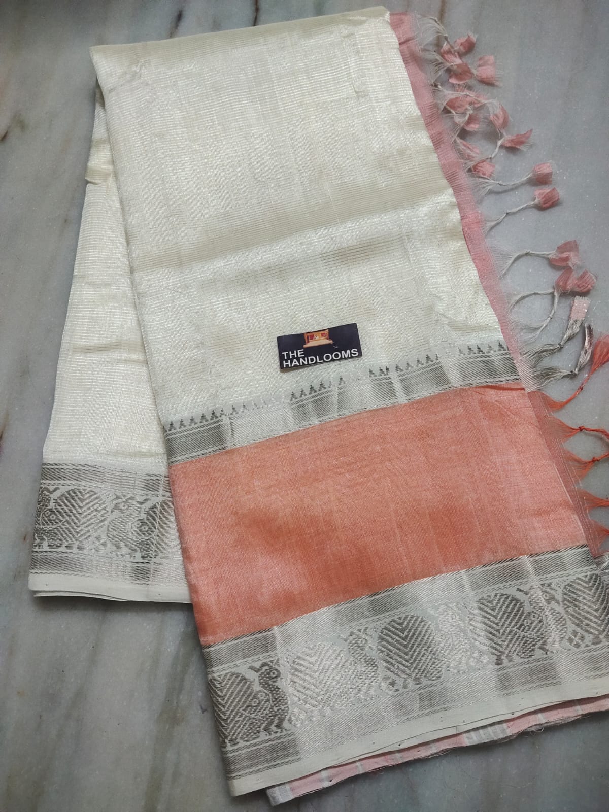 Mangalagiri Handloom Pattu by Cotton Saree