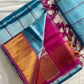 Manglagiri handloom pattu by cotton saree